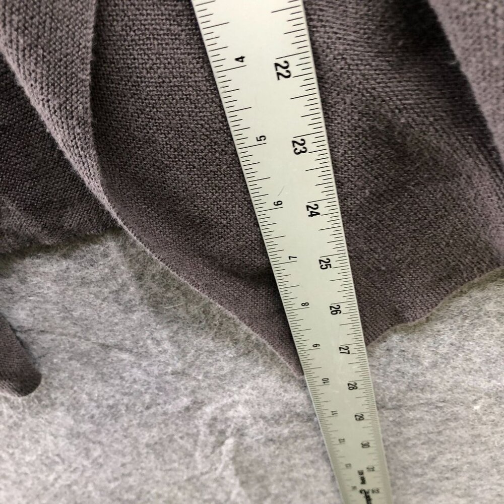 Eileen Fisher Organic Cotton Cardigan Womens M Brown Open Front Lightweight - Picture 7 of 8